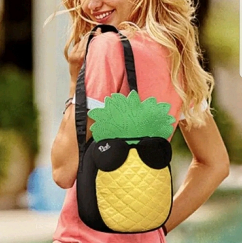 Pink Pineapple Cooler Bag